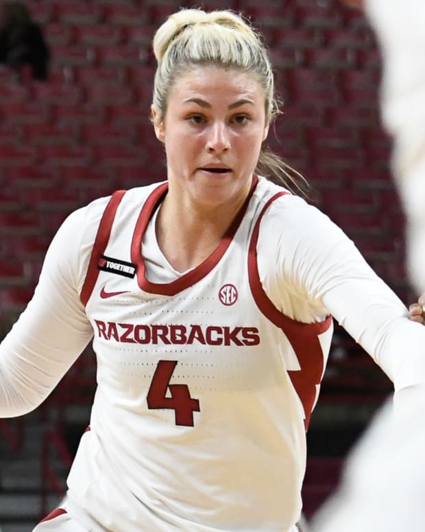 Saylor Poffenbarger against Louisiana Tech on Tuesday night